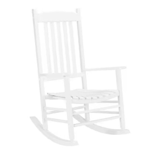 Winado White Wood Outdoor Rocking Chair  - Lot 238