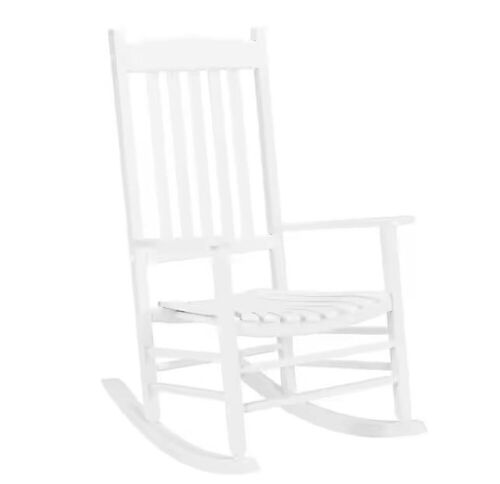 Winado White Wood Outdoor Rocking Chair  - Lot 248