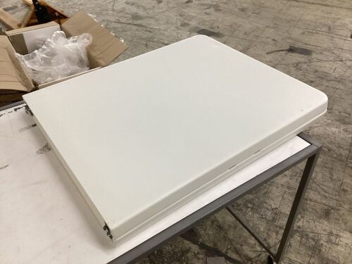 Portable Folding Plastic Dining Table w/ Handle, Lock - 6ft - Lot 707