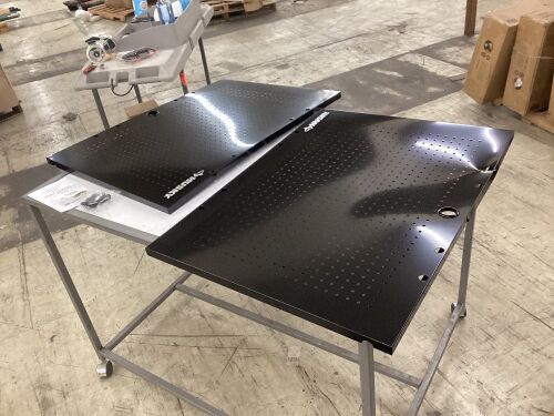 Husky 2-Pack Steel Pegboard Set in Black for Ready-to-Assemble Steel Garage Storage System, 36 in. W x 26 in. H - Both Dented  - Lot 328