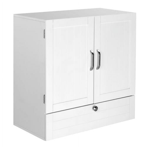 VINGLI Bathroom Cabinet Wall Mounted with 2 Doors and Shelves - Lot 612