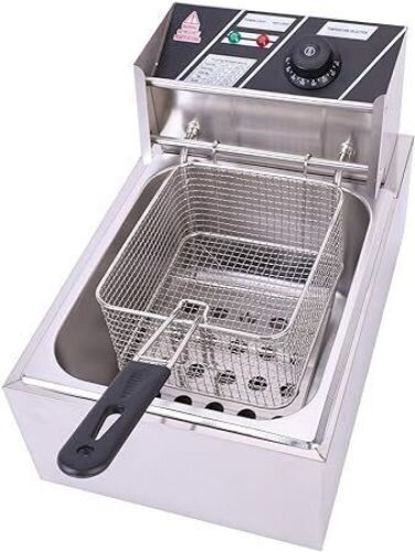 ROVSUN 11.4QT Electric Deep Fryer w/Basket & Lid - Lot 622