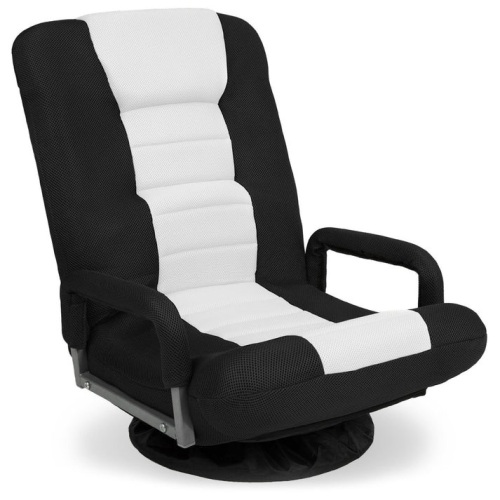 Gaming Floor Chair w/ 360-Degree Swivel, Armrest, Adjustable Backrest - Lot 4947