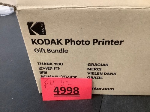 Kodak Photo Printer Gift Bundle - Lot 4998
