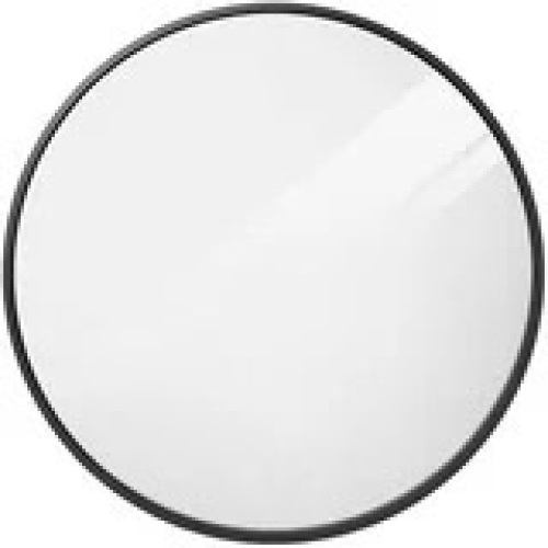 Best Choice Products 36in Framed Round Bathroom Vanity Wall Mirror w/ Anti-Blast Film - Matte Black - Lot 5017