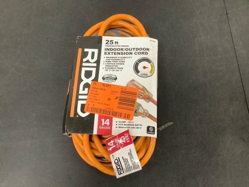 Rigid 25FT 14 Gauge Extension  - Lot 5255