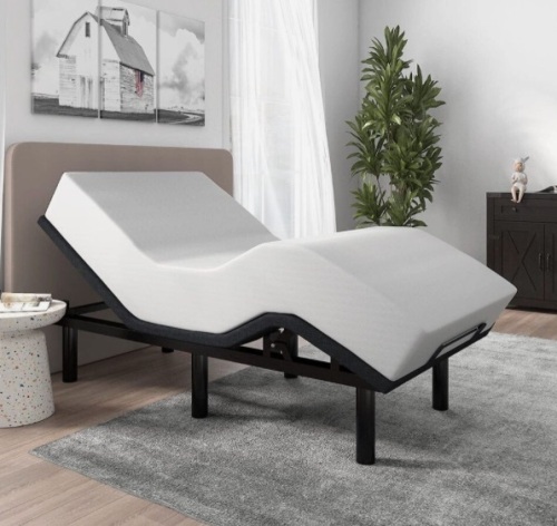 14"Twin XL Adjustable Bed Base with Wireless Remote, (Base Only) - Lot 231