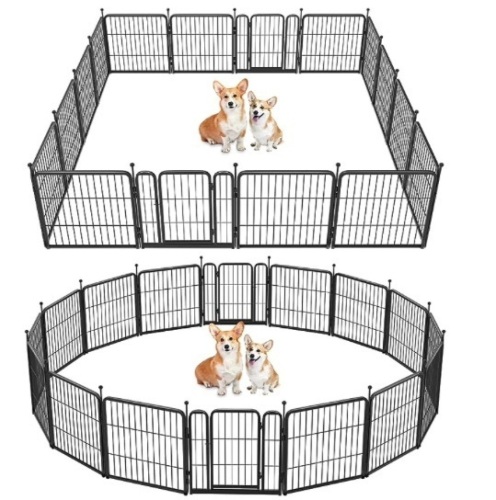 FXW Rollick Dog Playpen for Yard, Camping, 24" Height Heavy Duty for Puppies/Small Dogs, 16 Panels - Lot 238