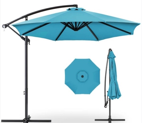 Offset Hanging Patio Umbrella - 10ft - Lot 272