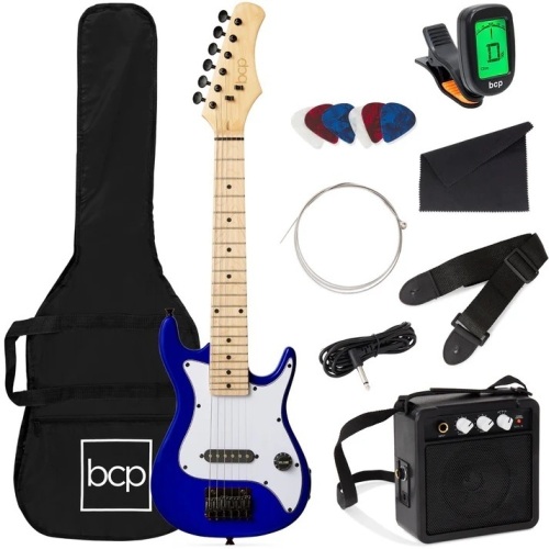 Kids Electric Guitar Beginner Starter Kit w/ 5W Amplifier - 30 in - Lot 138