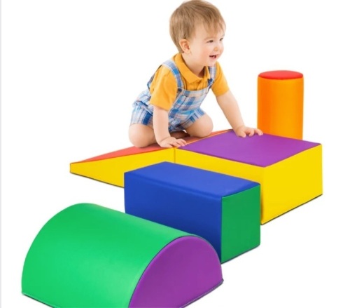 5-Piece Kids Climb & Crawl Soft Foam Shapes Structure Playset - Lot 376
