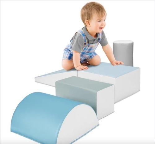 5-Piece Kids Climb & Crawl Soft Foam Shapes Structure Playset - Lot 463