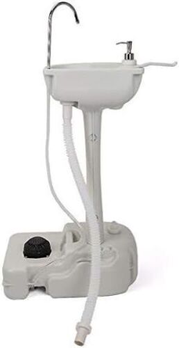 Portable Removable Outdoor Wash Basin White  - Lot 224