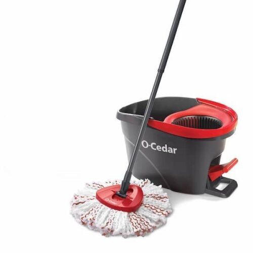 O-Cedar EasyWring Deep Clean Microfiber Spin Mop with Bucket System - Lot 422