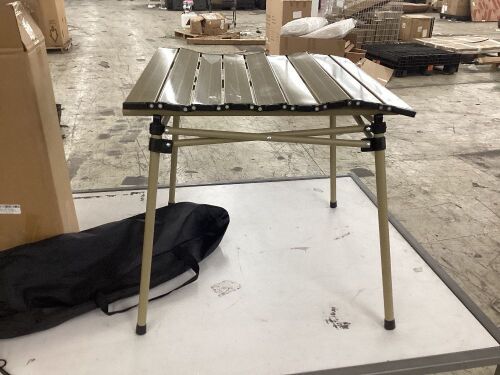Aluminum Folding Camping Table  - Lot 677