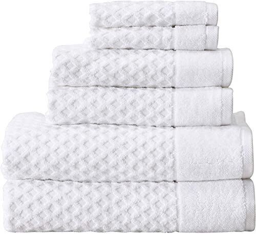 Simpli-Magic Diamond Bath Towels Set, 6 Pc - Lot 767