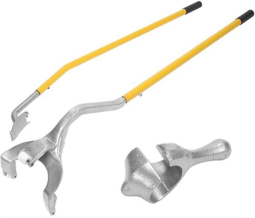 TUFFIOM Tire Mount Demount Tool Kit w/Bead Keeper, Tubeless Truck Bead Breaker, 17.5''-24'' - Lot 263