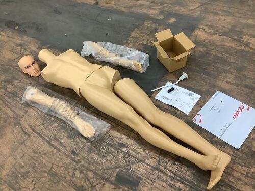 Bonnlo Male Mannequin - Tab to Attach Right Arm Broken Off - Lot 403