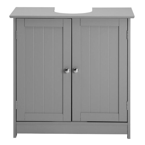 VINGLI Modern Pedestal Under Sink Storage 2-Door Bathroom Vanity  - Lot 413