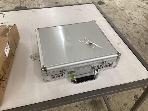Aluminum Locking Briefcase  - Lot 307