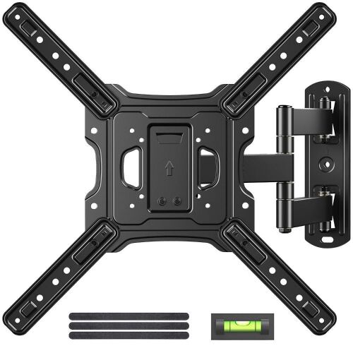 Lot of (2) USX MOUNT Full Motion Tilt Swivel TV Wall Mount for 23-55 inch TVs, 77 lbs. Max - 1 Missing Hardware  - Lot 399