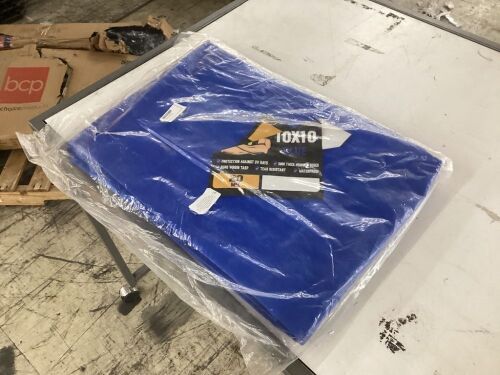10' x 10' Blue Tarp  - Lot 716