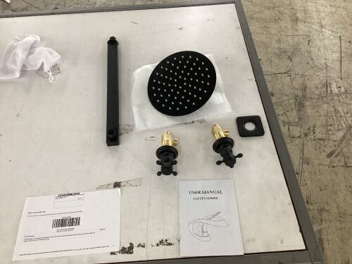 2 Handle Shower Faucet Set - Lot 467