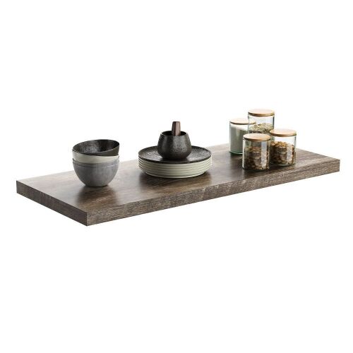 36 inch Wooden Floating Wall Shelf with Invisible Brackets - Lot 597