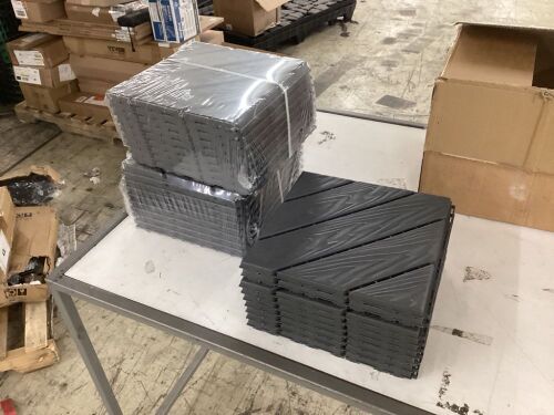 Plastic Deck Tiles, 12" x 12", 27pc  - Lot 297