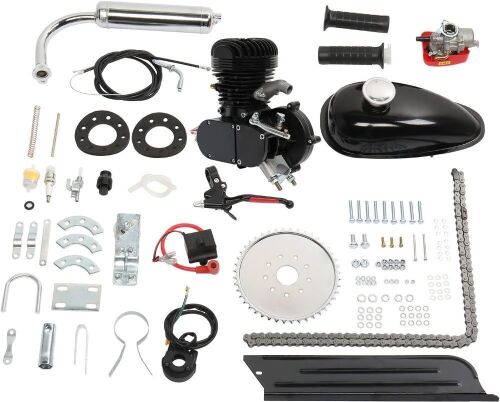 PEXMOR 100cc 2 Stroke Gas Motorized Bike Conversion Kit for 26-28" Bikes with V-Frame - Lot 142