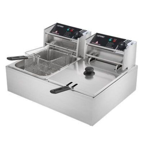 ROVSUN 22.8QT 110V 5000W Double Tank Electric Deep Fryer - Lot 31