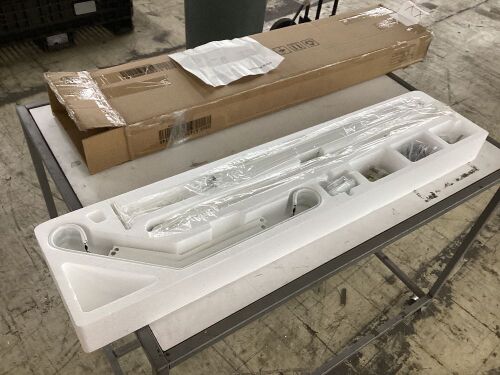 White Outdoor Stair Railing  - Lot 472
