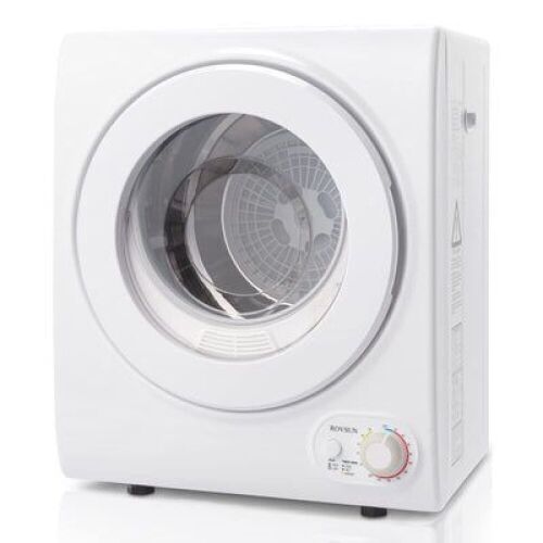 ROVSUN 5.5 LBS 850W 110V Tumble Dryer Machine with Classic Knob Control White - Lot 27