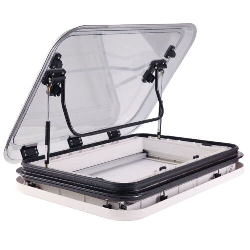 RV Caravan Roof Vent Kit LED Skylight 27.6×19.7'' - Lot 340