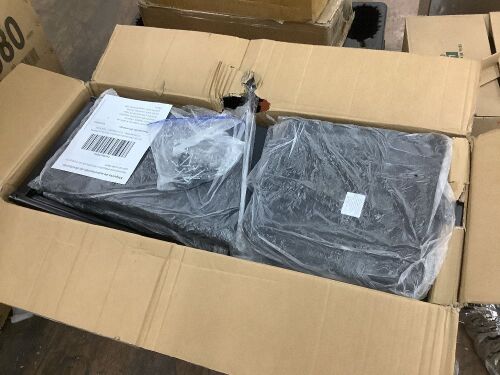 Black High Back Dining Chairs, Set of 4 - Uninspected, Open Box  - Lot 370