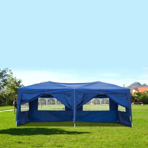 10'x 20' Outdoor EZ POP UP Party Tent 6 Walls  - Lot 68