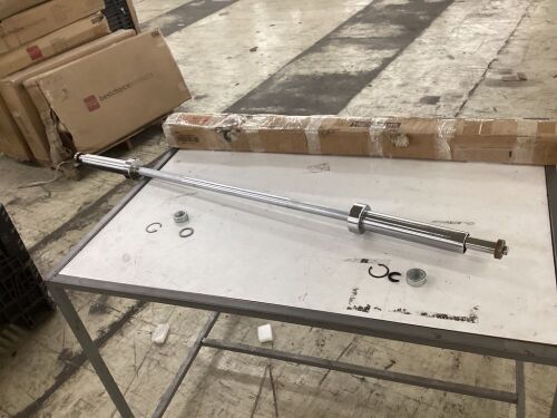 PEXMOR Barbell Olympic Bar with Rotating Sleeve  - Lot 358