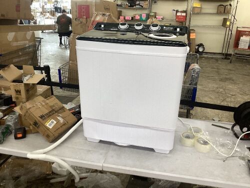 Portable Compact Twin Tub Washing Machine  - Lot 298
