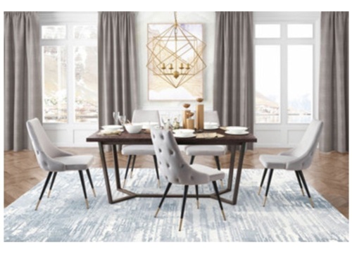 Zuo Modern Piccolo Dining Chair (Set of 2) Gray - Lot 436