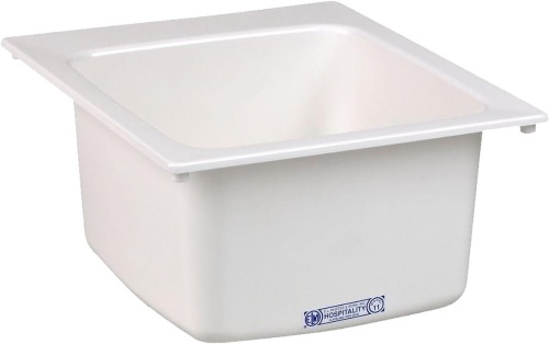 Mustee 11 20x17x10 UTIL Sink, White  - Lot 207