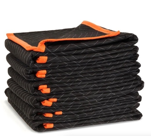 WEN 272406 72-Inch by 40-Inch Heavy Duty Padded Moving Blankets, 6-Pack  - Lot 521