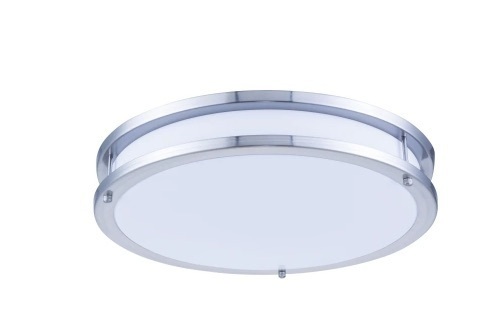 Ripple 16" Wide LED Flush Mount Bowl Ceiling Fixture with Acrylic Shade - Lot 229