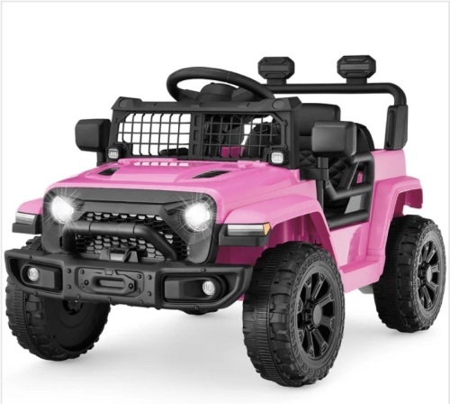 6V Kids Ride-On Truck Car w/ Parent Remote Control, 4-Wheel Suspension-no charger or controller - Lot 234