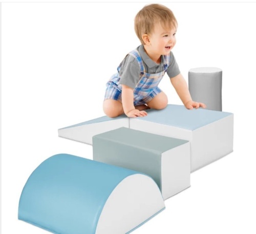 5-Piece Kids Climb & Crawl Soft Foam Shapes Structure Playset - Lot 237