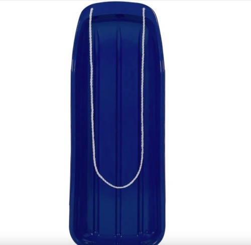 48in Kids Toboggan Snow Sled Board w/ Pull Rope, Curved Edges - Lot 122