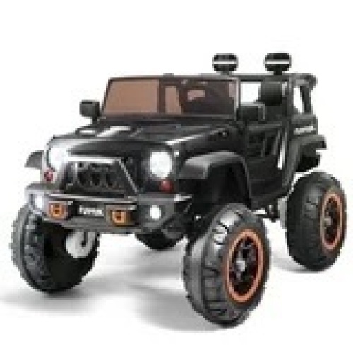 Funtok 24 V 7AH 2 Seater Ride on Truck Electric Car for Kids,4*38W Motors with Parent Remote Control,Spring Suspension & Slow Start,Storage Space - Lot 239