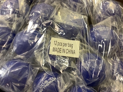 Blue stress balls- case of 500 - Lot 328
