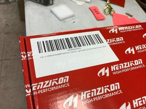 New - H HENZIKON HIGH-PERFORMANCE HZ1391 QV350 RM450h, ToyotaHighlander, Prius, Sienna-rear brake pads - Lot 347