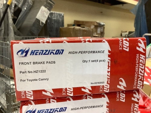 Front brake pads fot Toyota Camry- part no. HZ1222 - Lot 350