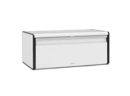 Brabantia Fall Front Bread Box - White - Lot 320